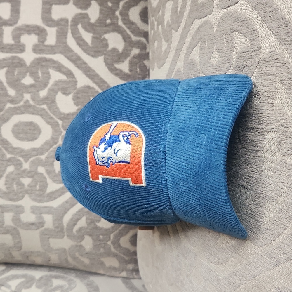 Retro style corduroy Denver Broncos Cap
